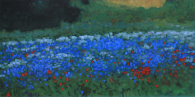 Czeslaw Gorski - Blumenwiese 2 - Ölgemälde